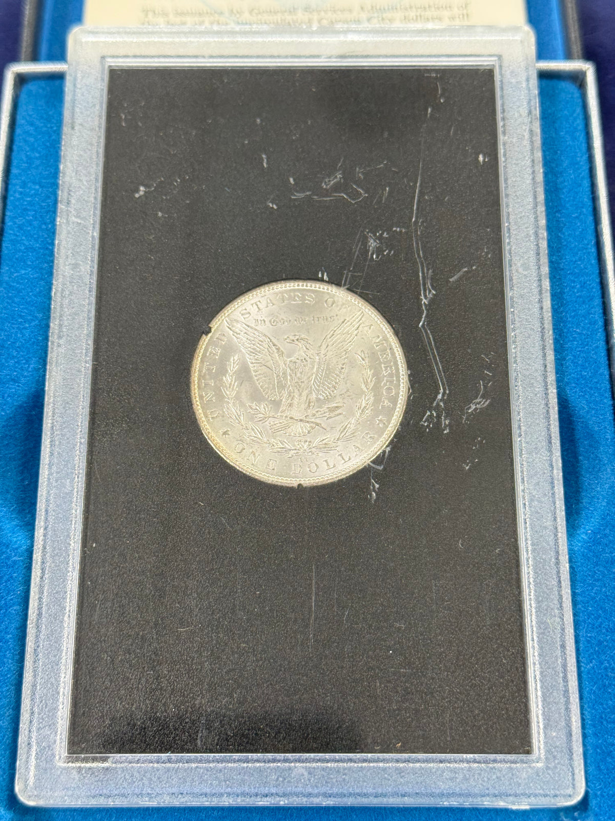 1884-CC Morgan Silver Dollar GSA (With Box & CoA)