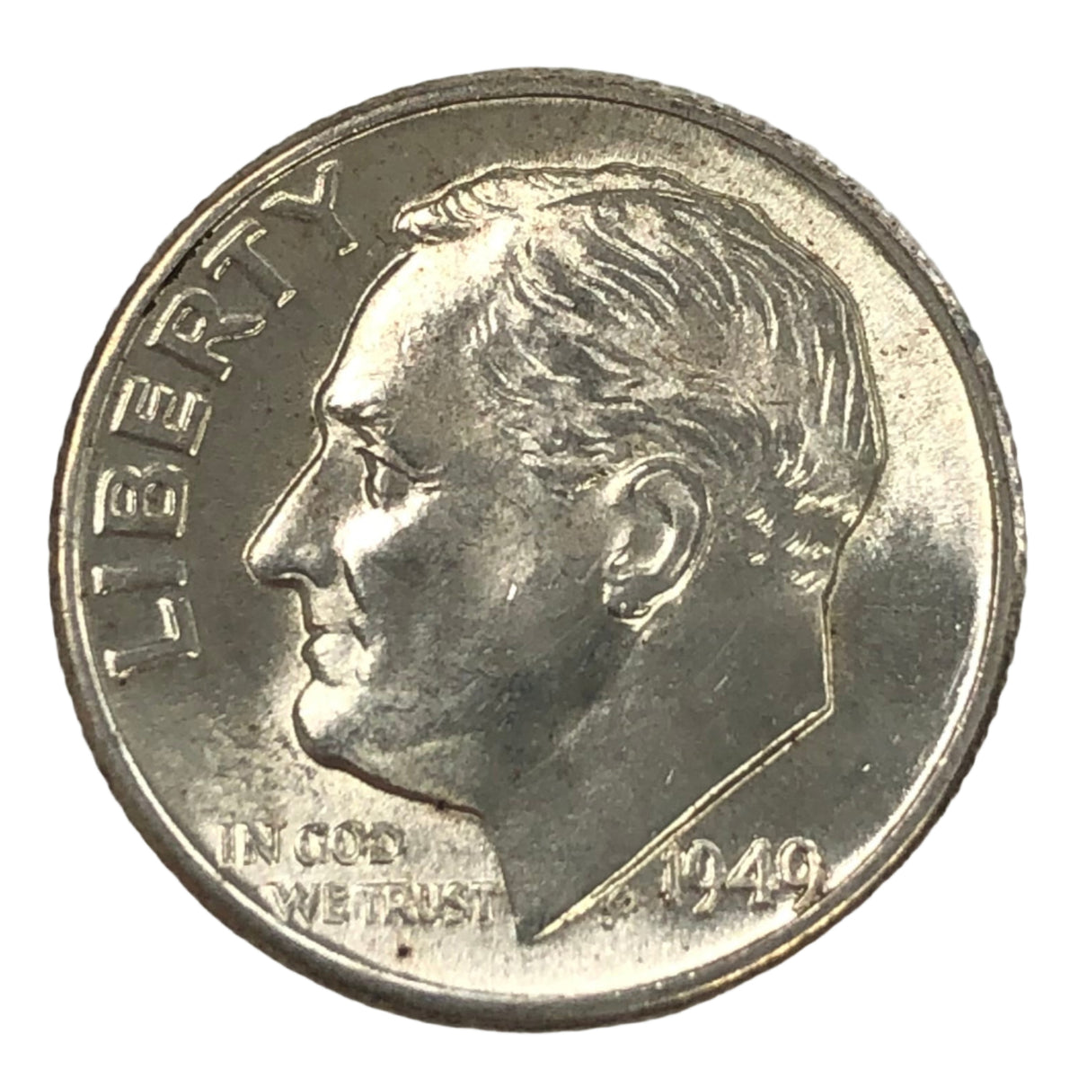 1949-D Roosevelt Dime (AU)
