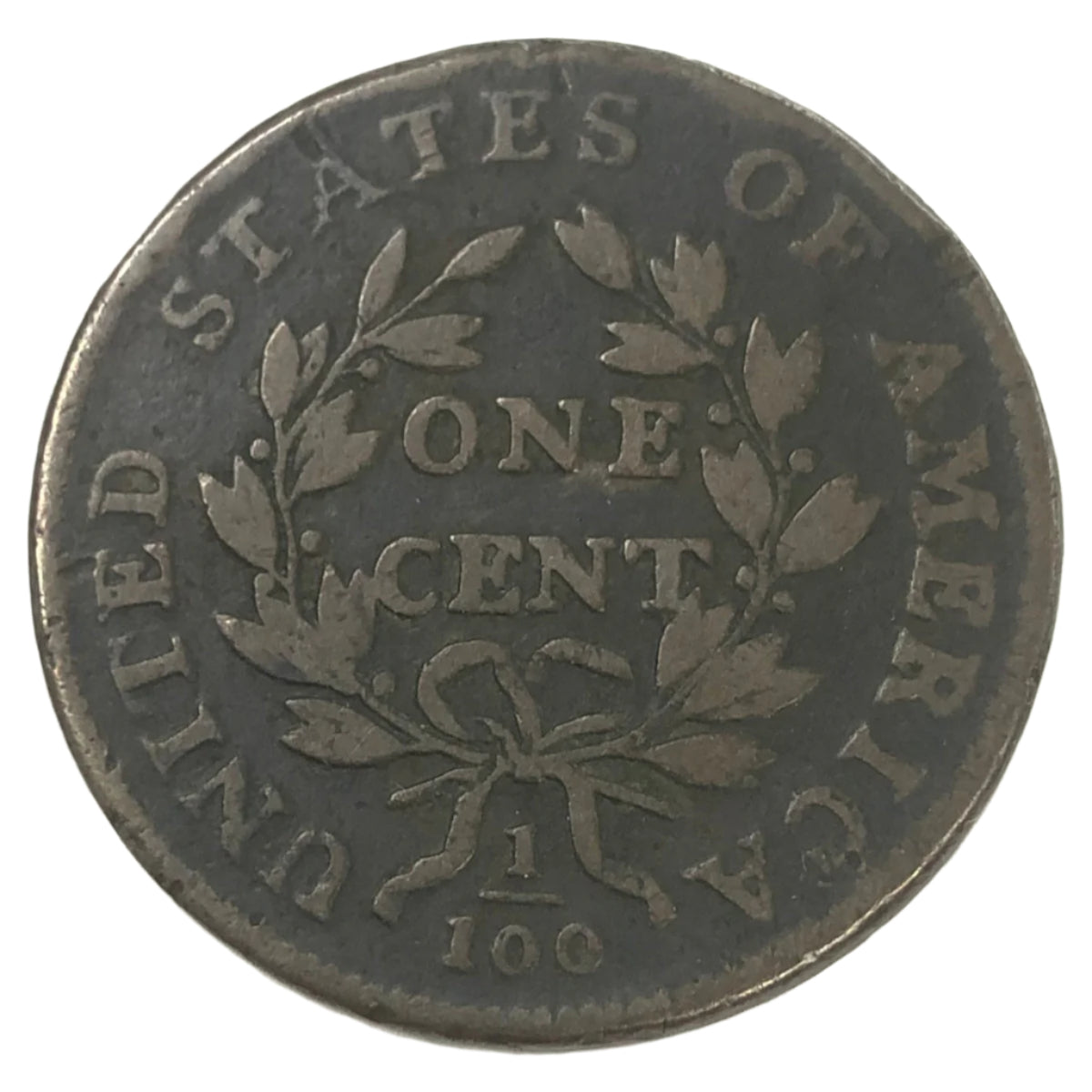 1798 2nd Hair Style Draped Bust Large Cent (VG Details)