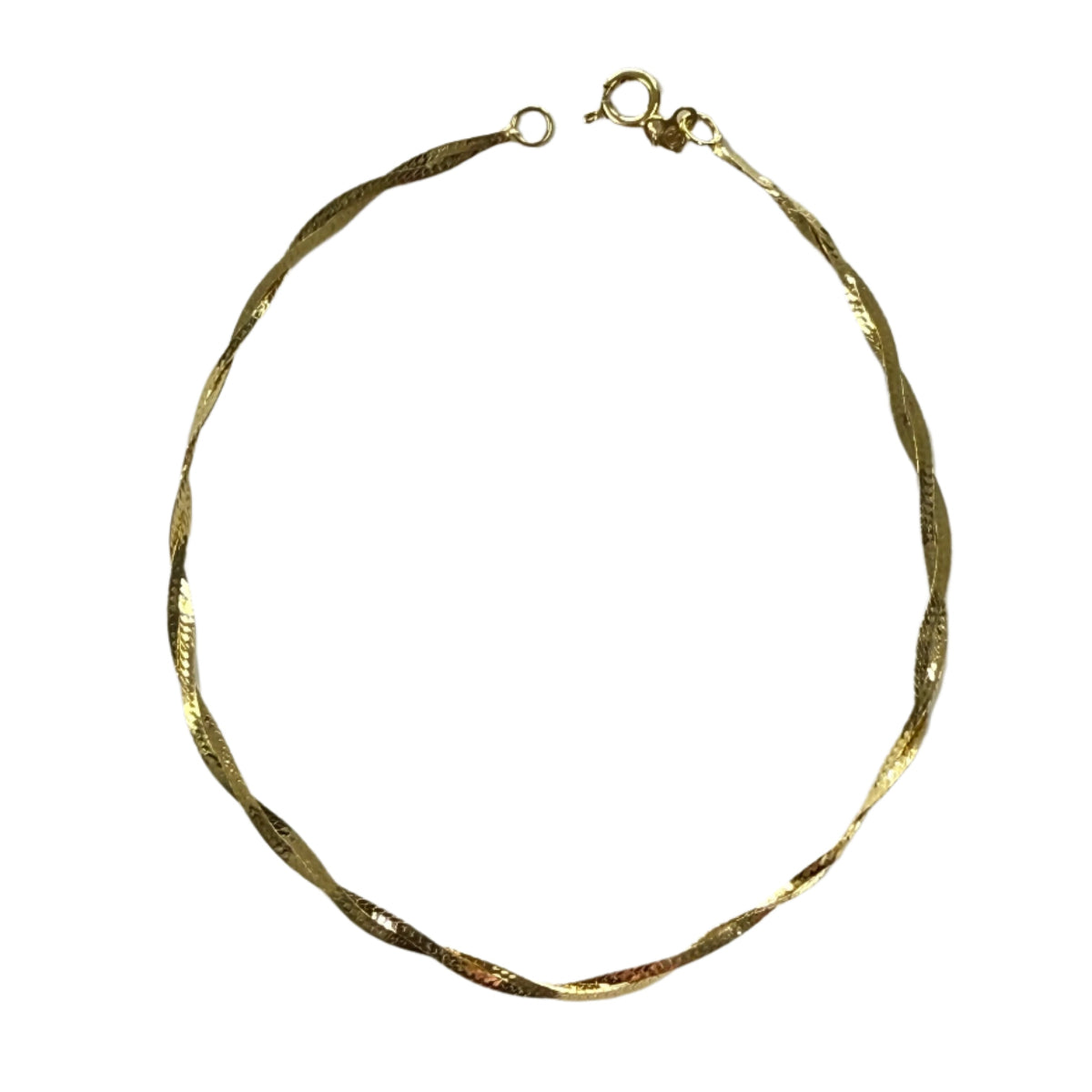 14k Gold Twisted Bracelet