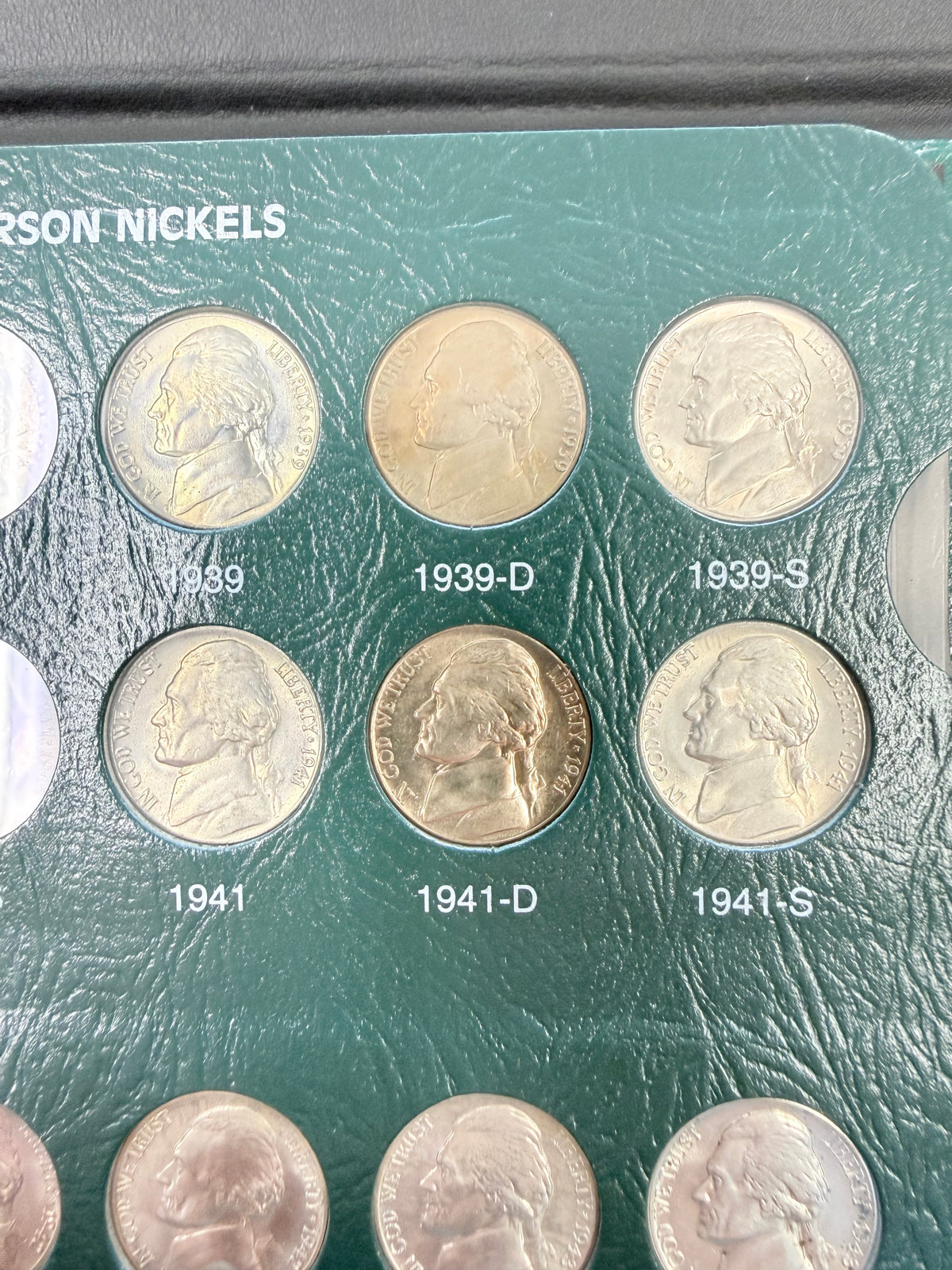 1938-2002 Jefferson Nickel Set
