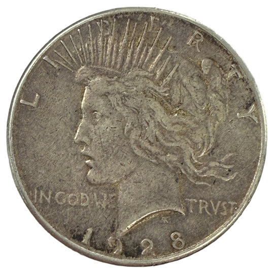 1928-S Peace Silver Dollar (VF)