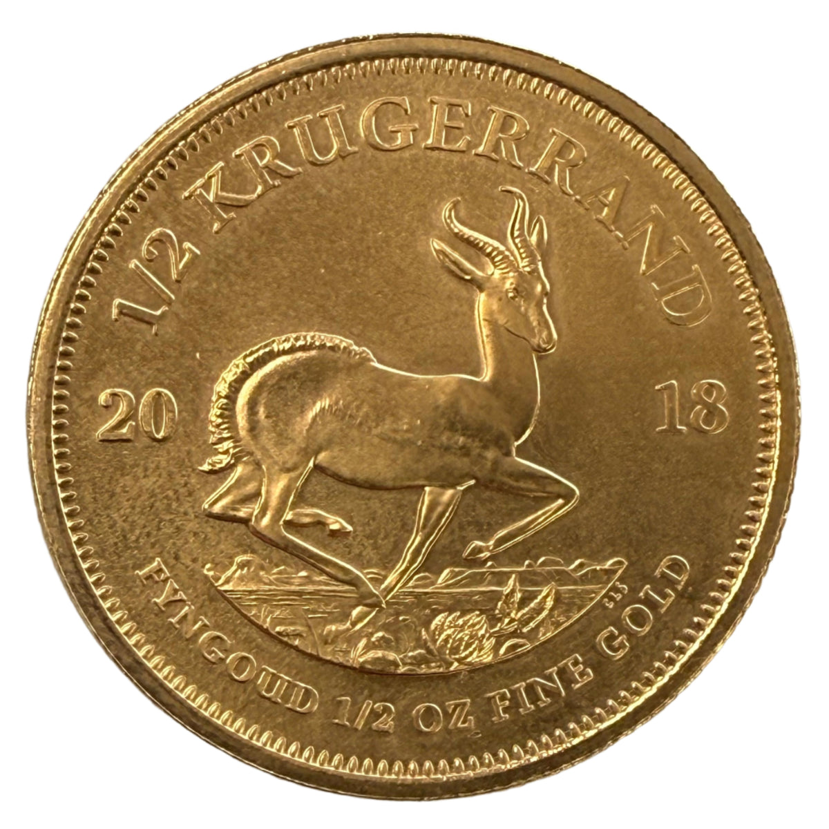 2018 South African 1/2 oz Gold Krugerrand
