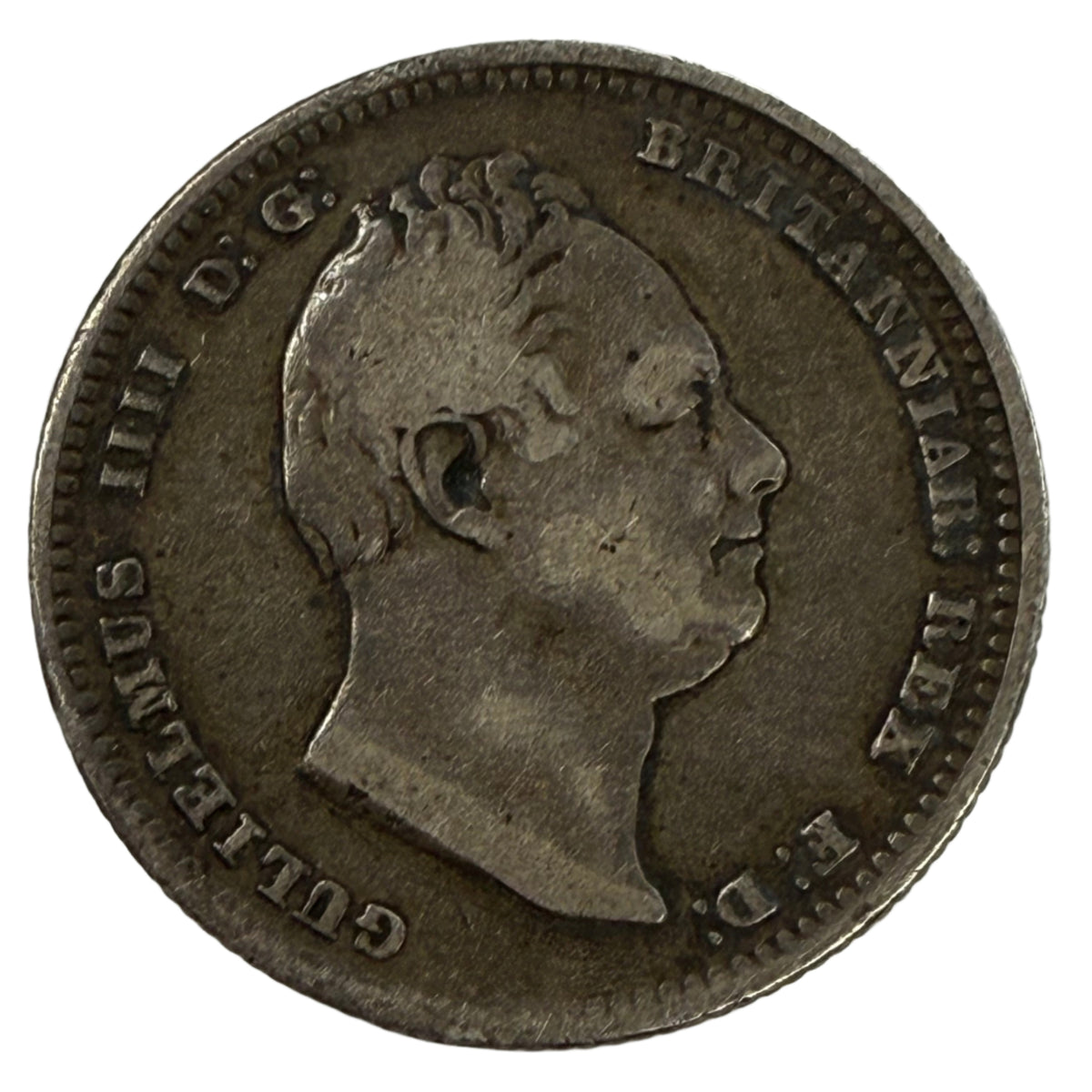1836 Great Britain Shilling