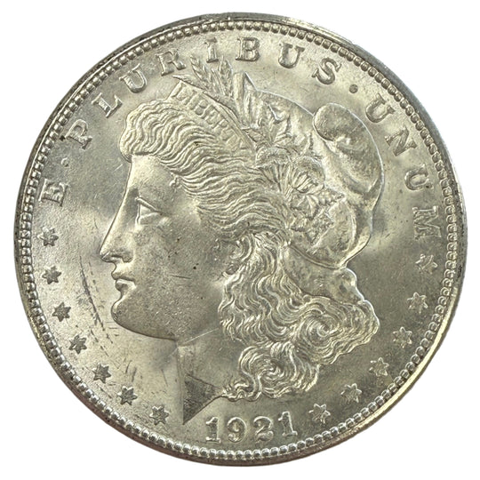 1921-S Morgan Silver Dollar (BU)