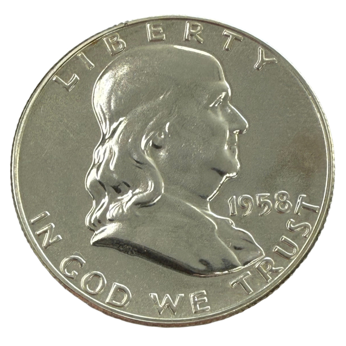 1958 Proof Franklin Half Dollar