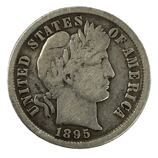 1895-S Barber Dime (VG)