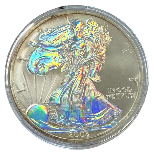 2003 1 oz Colorized American Silver Eagle