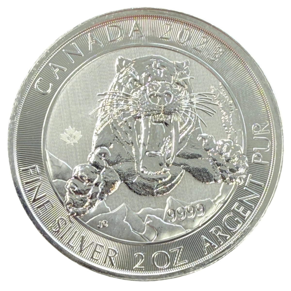 2023 Canada 2 oz Silver Sabre-Tooth