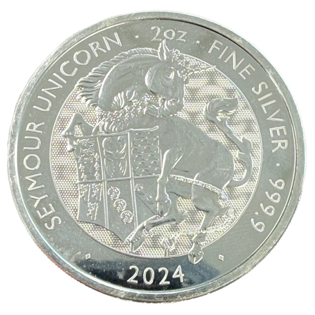 2024 British 2 oz Silver Seymour Unicorn