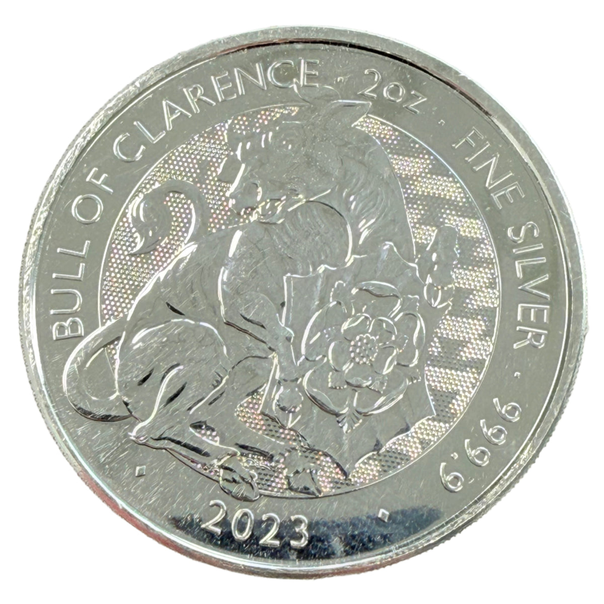 2023 British 2 oz Silver Black Bull of Clarence