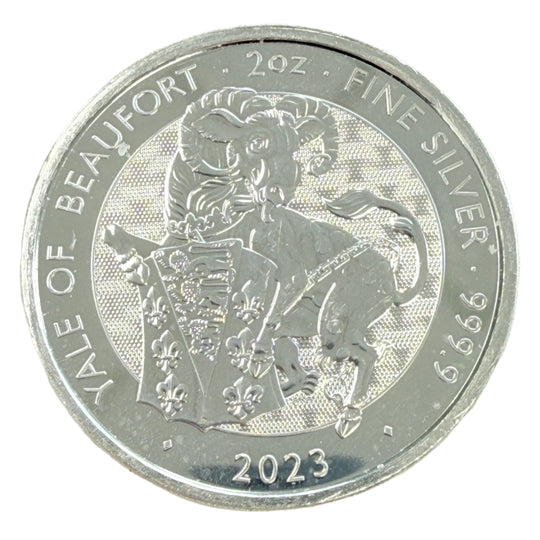 2023 British 2 oz Silver Yale of Beaufort