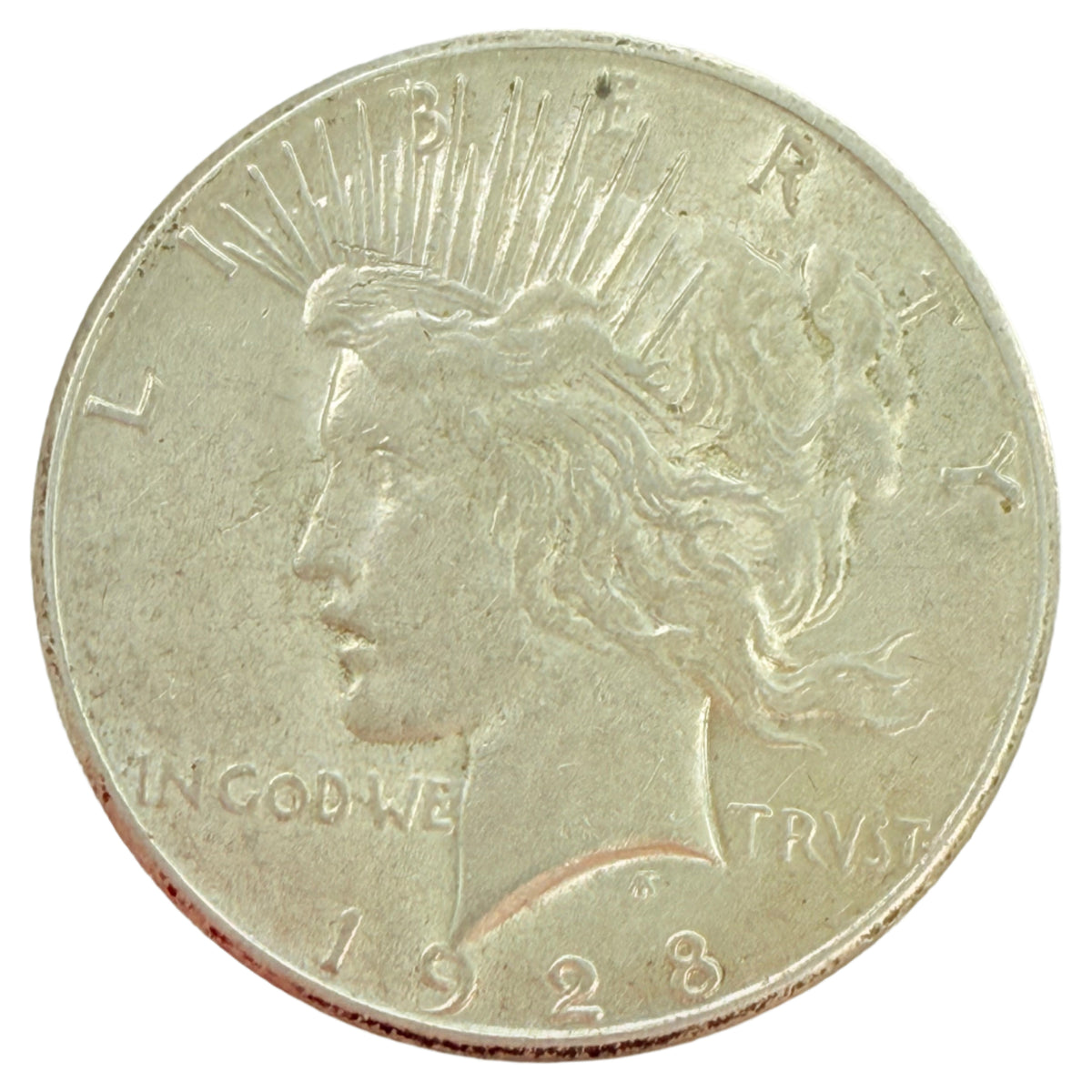 1928-S Peace Silver Dollar (XF Details)