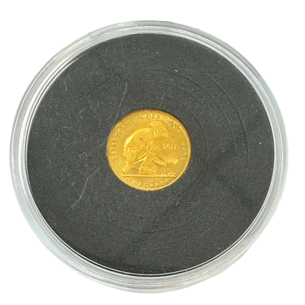 2017 Prospector’s Gold and Gems 1/10 oz Gold Round