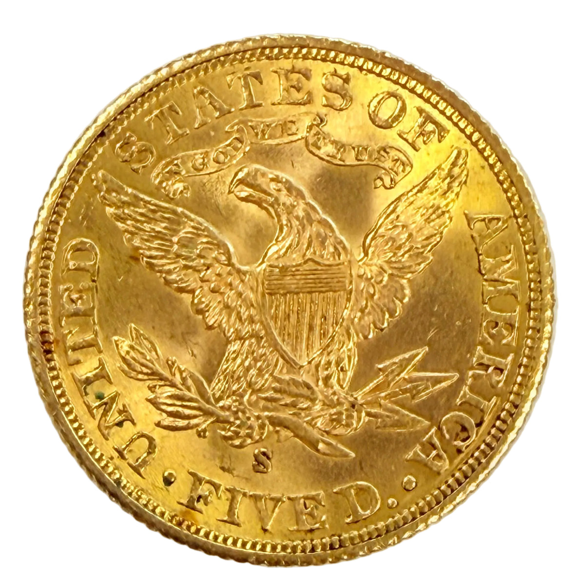 1902-S $5 Liberty Gold Half Eagle (BU)