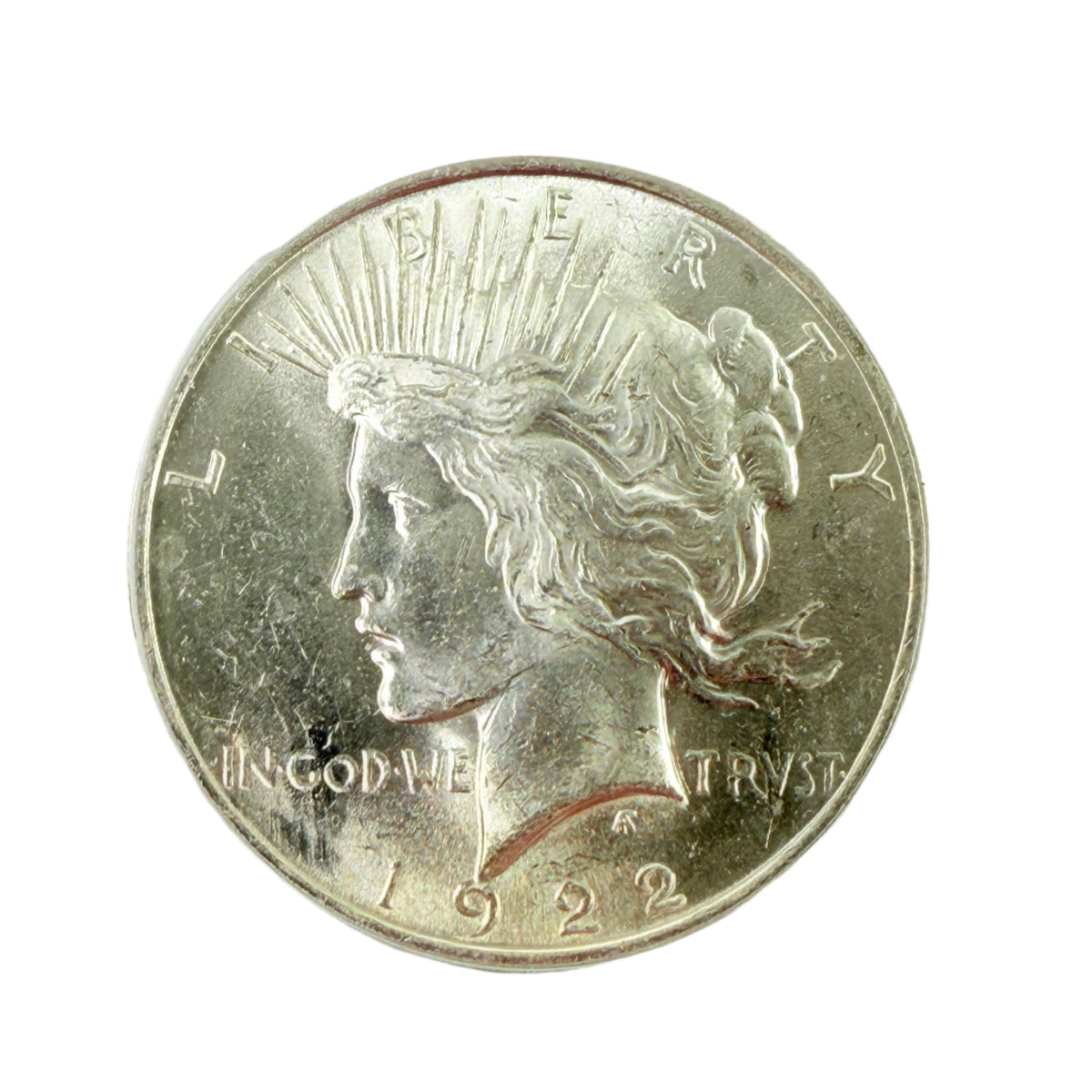 1922 Peace Silver Dollar ANACS MS60