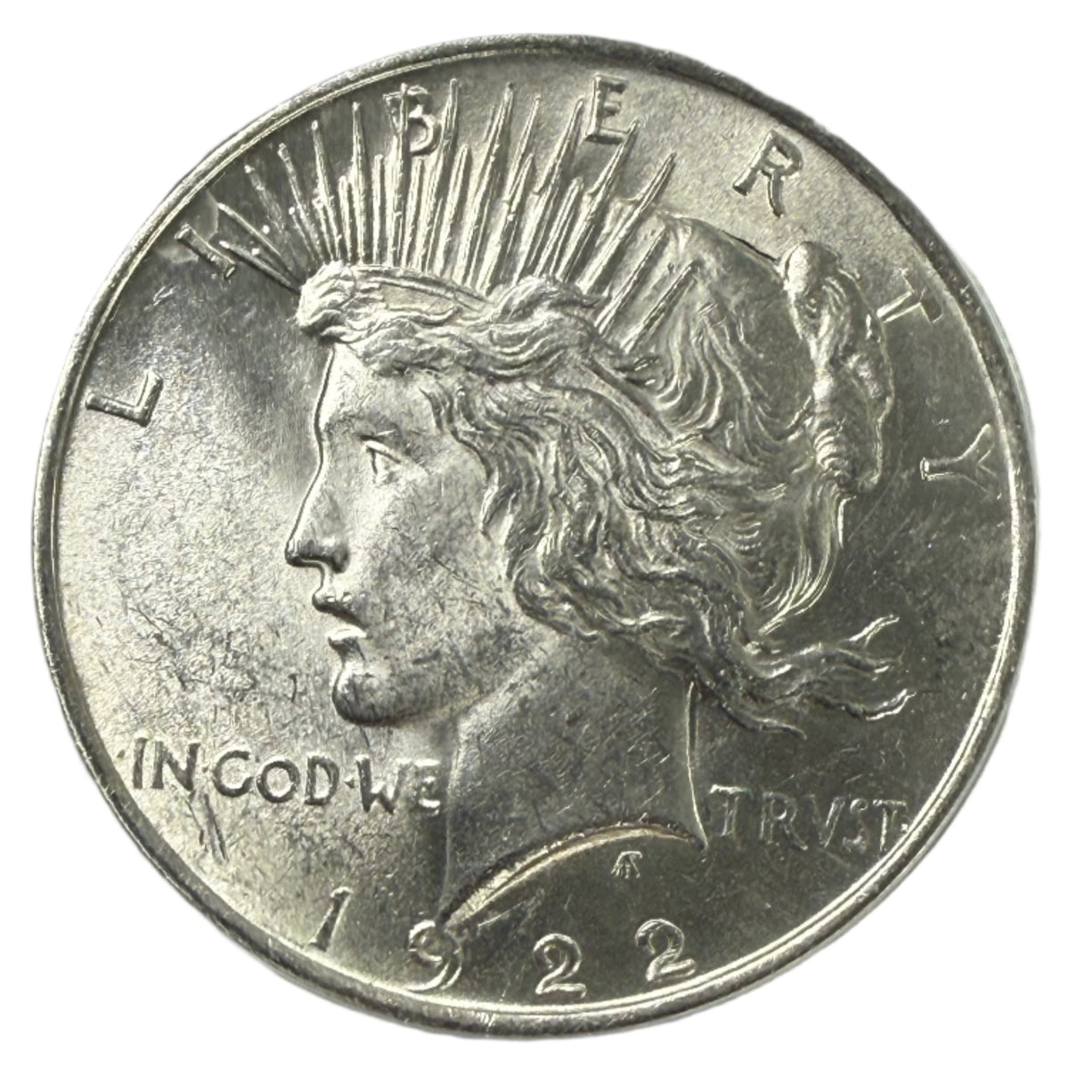 1922 Peace Silver Dollar ANACS AU58