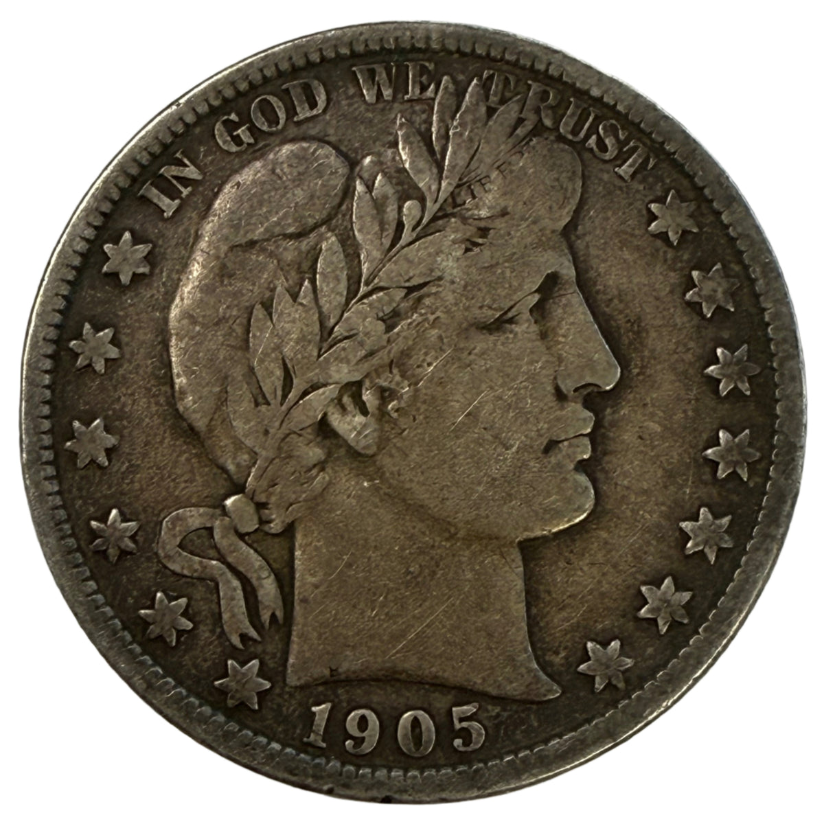 1905-S Barber Half Dollar (F)
