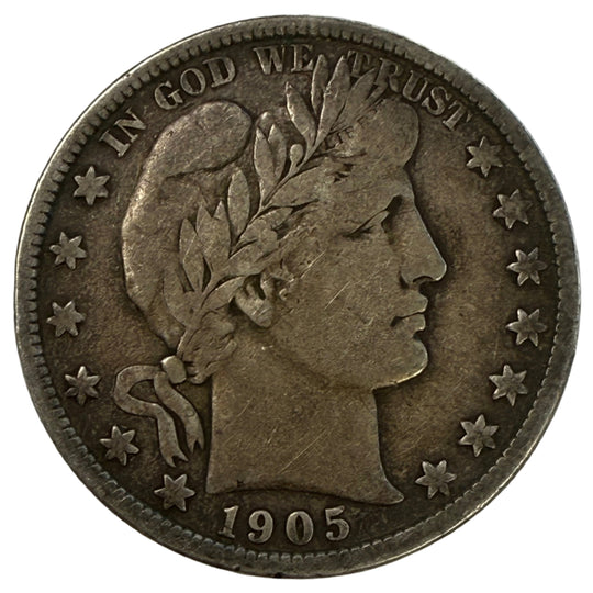 1905-S Barber Half Dollar (F)