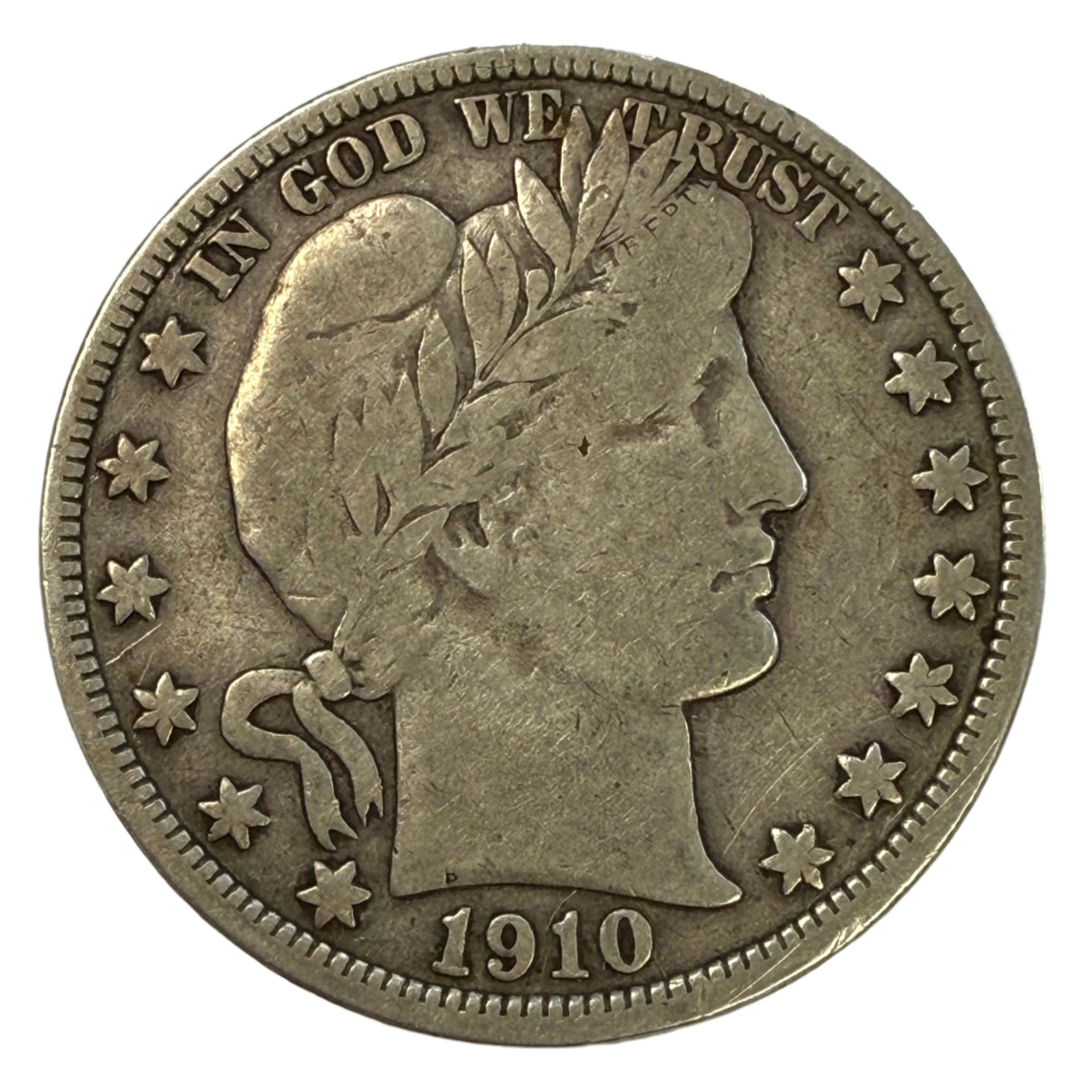 1910 Barber Half Dollar (F)