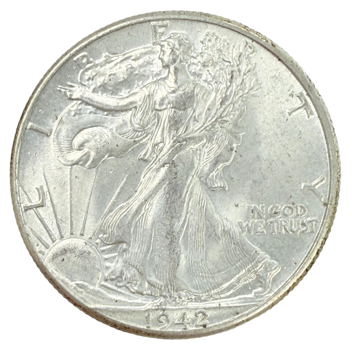 1942 Walking Liberty Half Dollar (BU)