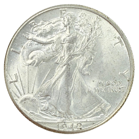 1942 Walking Liberty Half Dollar (BU)