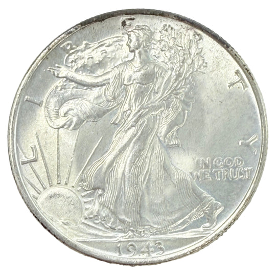 1943 Walking Liberty Half Dollar (BU)