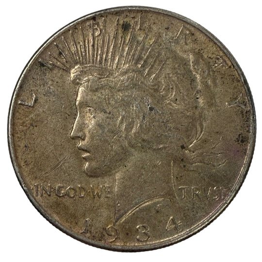1934 Peace Silver Dollar (XF)