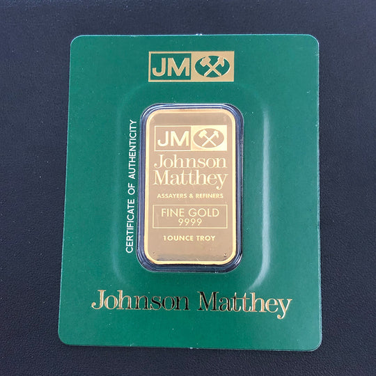 Johnson Matthey 1 oz Gold Bar