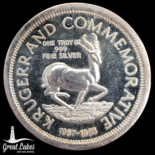 1983 1 oz Silver Krugerrand Commemorative