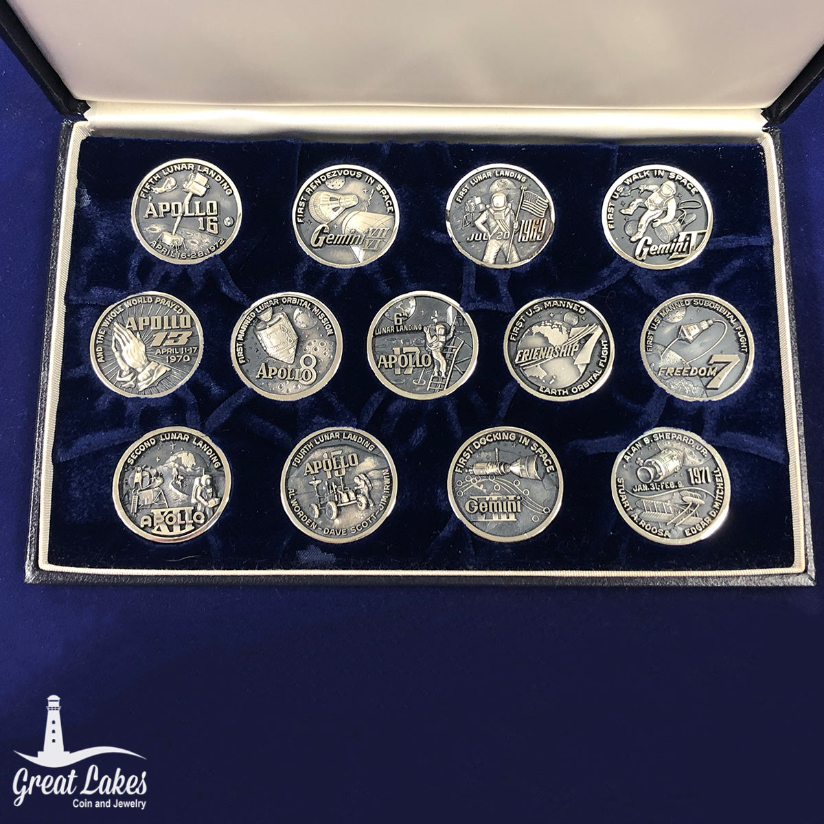 13 Piece LGB Sterling Silver Lunar Set