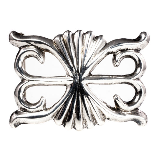 Ornate Silver Belt Buckle