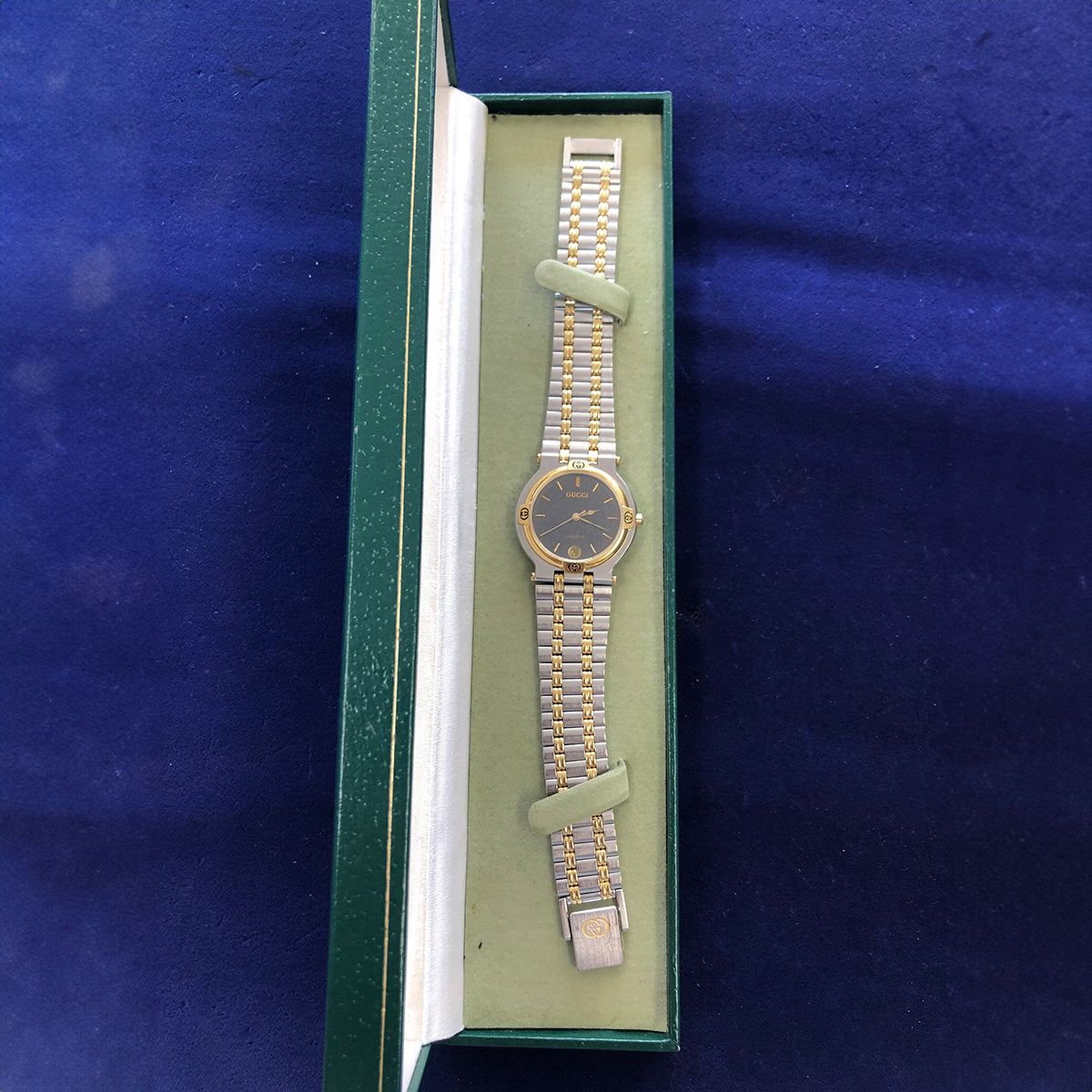 Men's Gucci 9000M Black Dial Watch - Great Lakes Coin