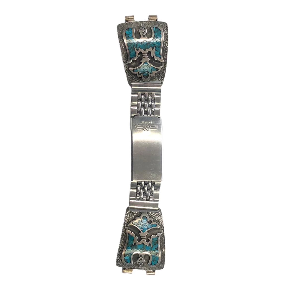 Silver & Turquoise Watch Tips