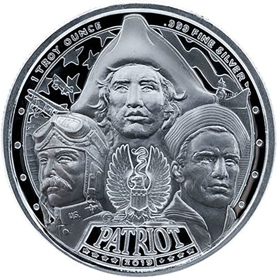 Mason Mint American Revolution 1 oz Silver Round