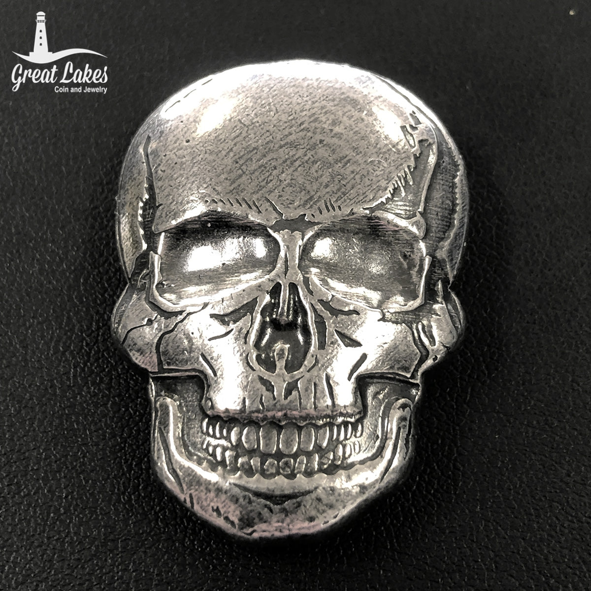 Monarch Precious Metals 2 oz Silver Skull