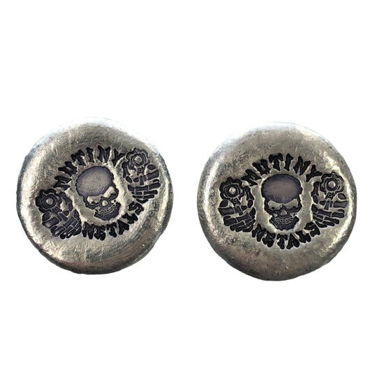 Mutiny Metals 2 oz Silver Pistols Round