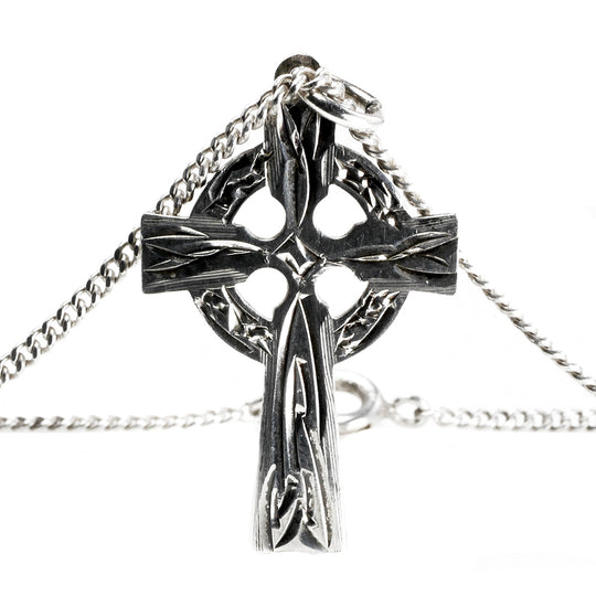 Silver Celtic Cross Necklace