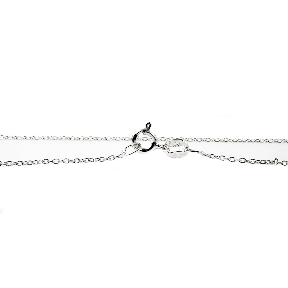 Silver &amp; Cubic Zirconia Cross Necklace