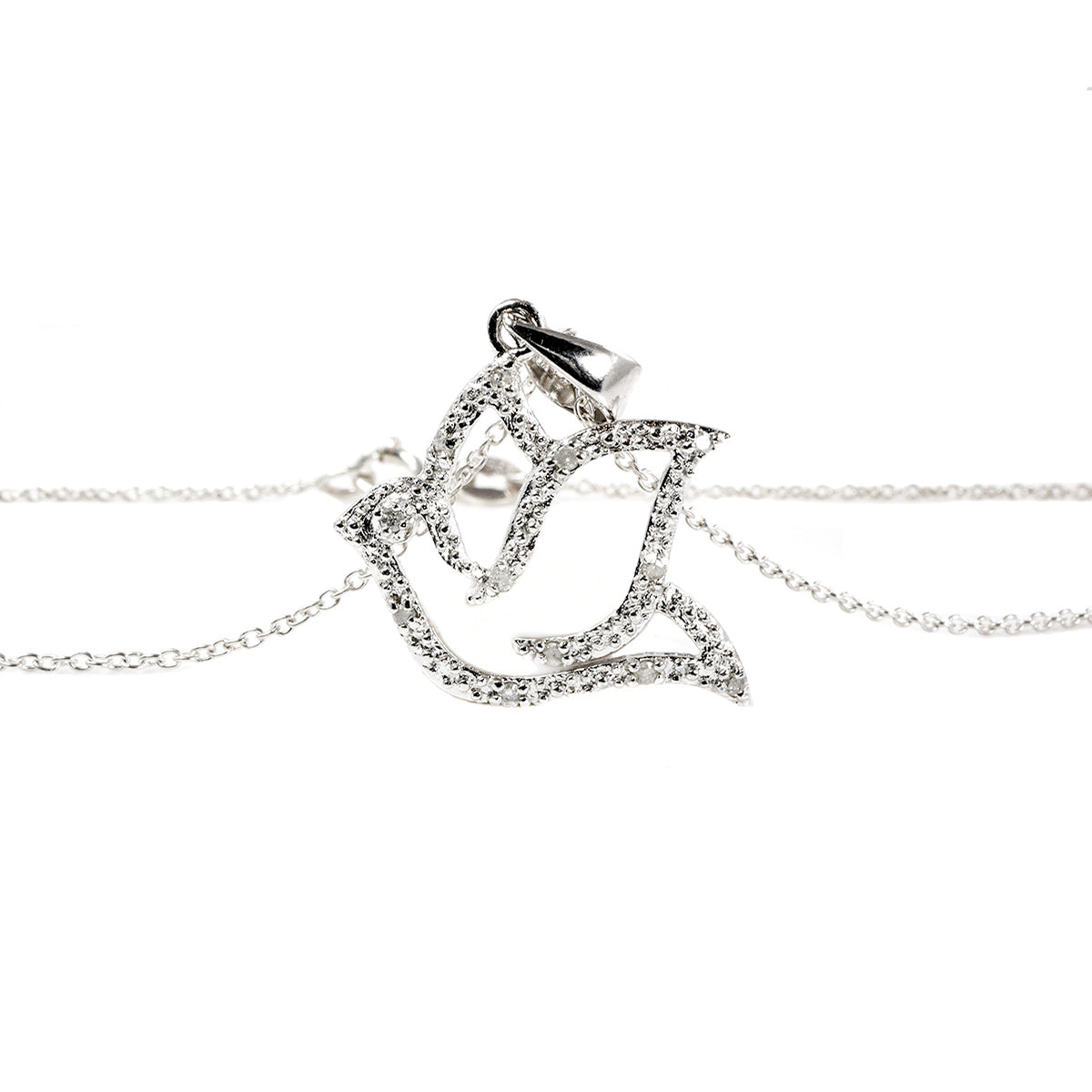 Silver Dove Necklace