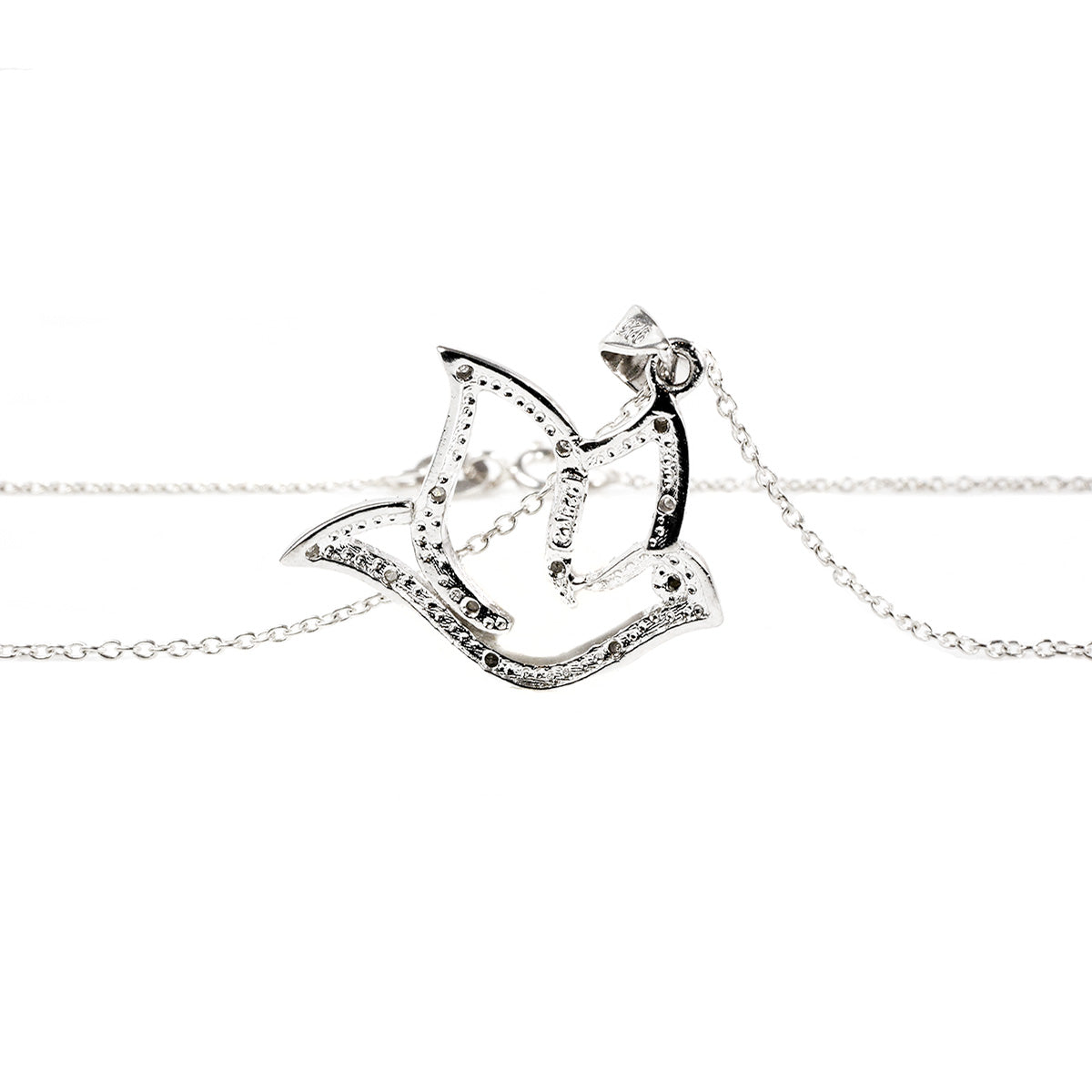 Silver Dove Necklace