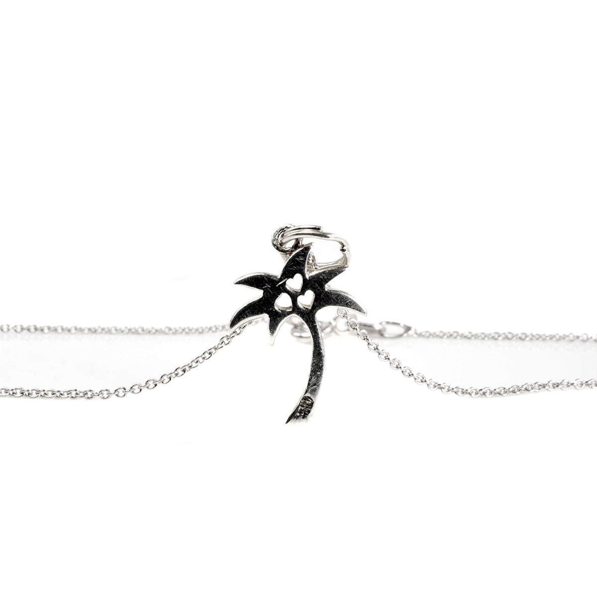 Silver Palm Tree Necklace