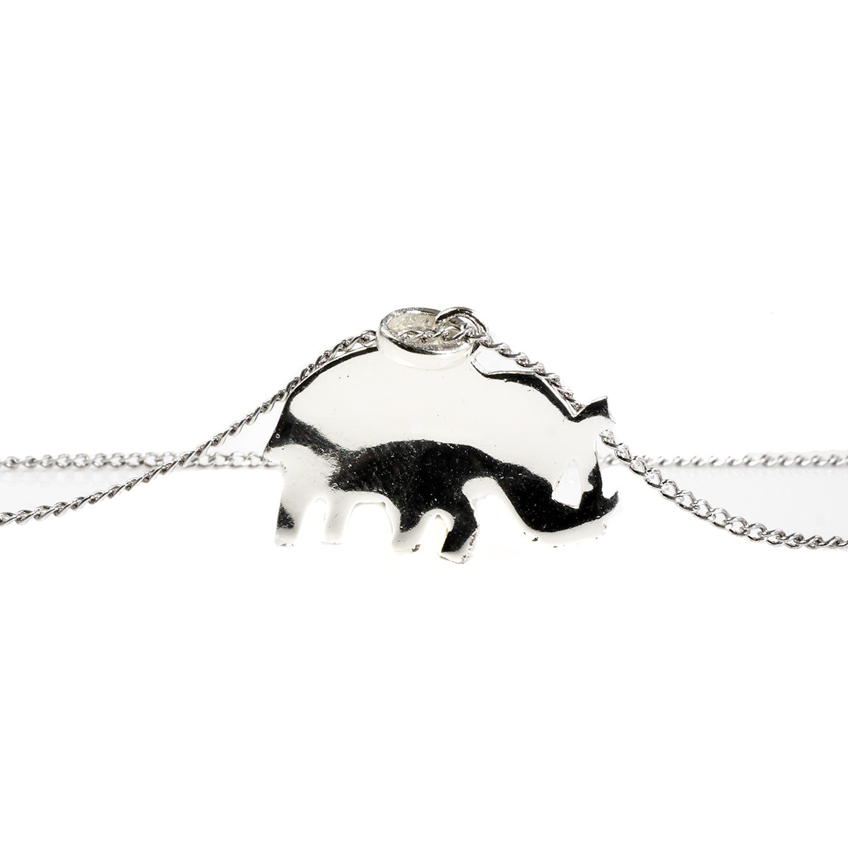 Silver Elephant Necklace
