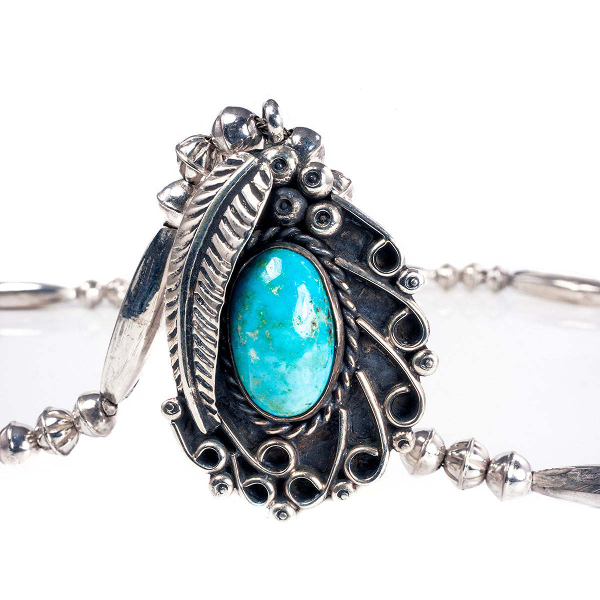 Handmade Silver & Turquoise Necklace