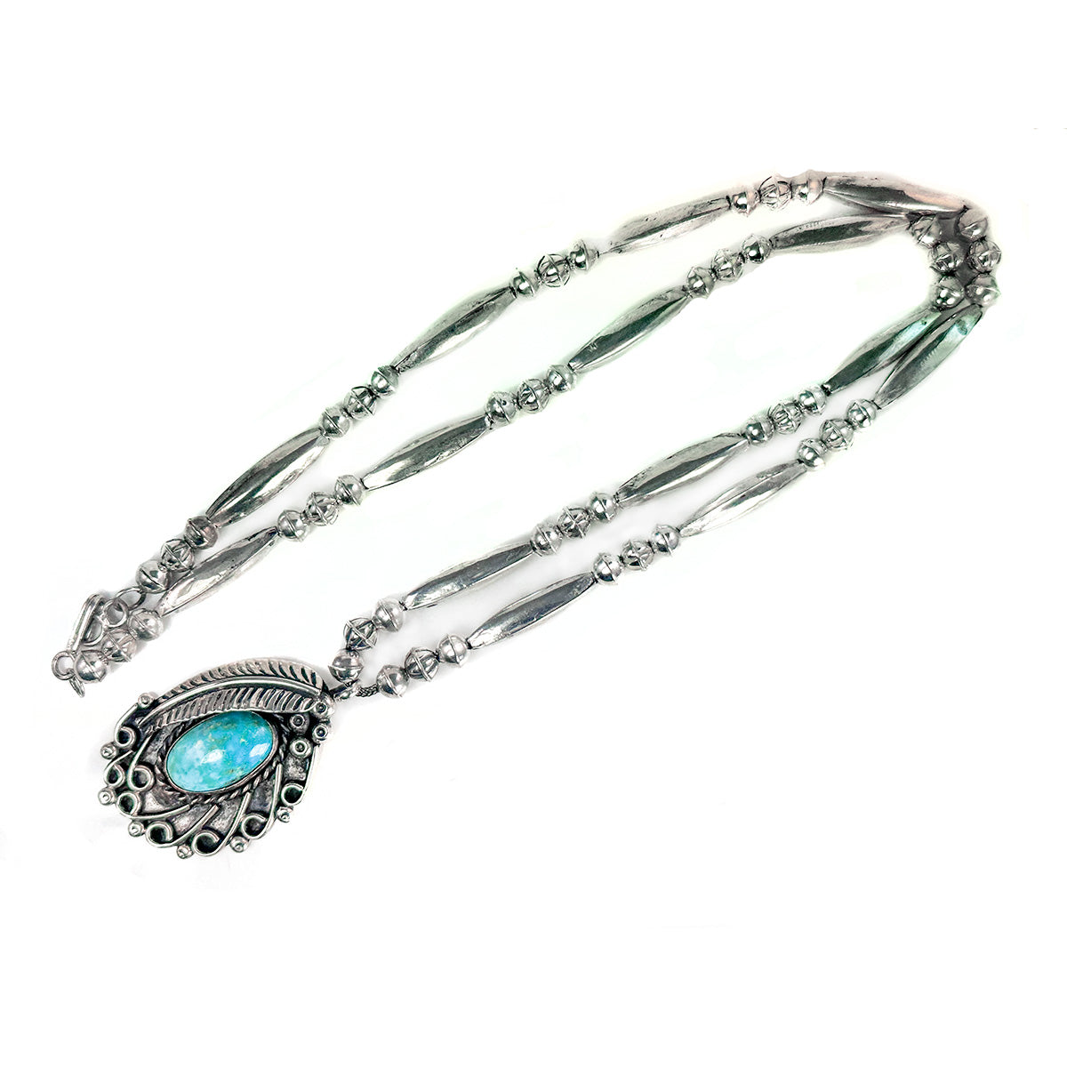 Handmade Silver & Turquoise Necklace