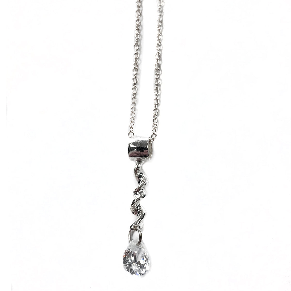 Silver & Crystal Necklace