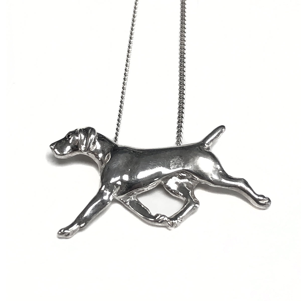 Silver Dog Necklace
