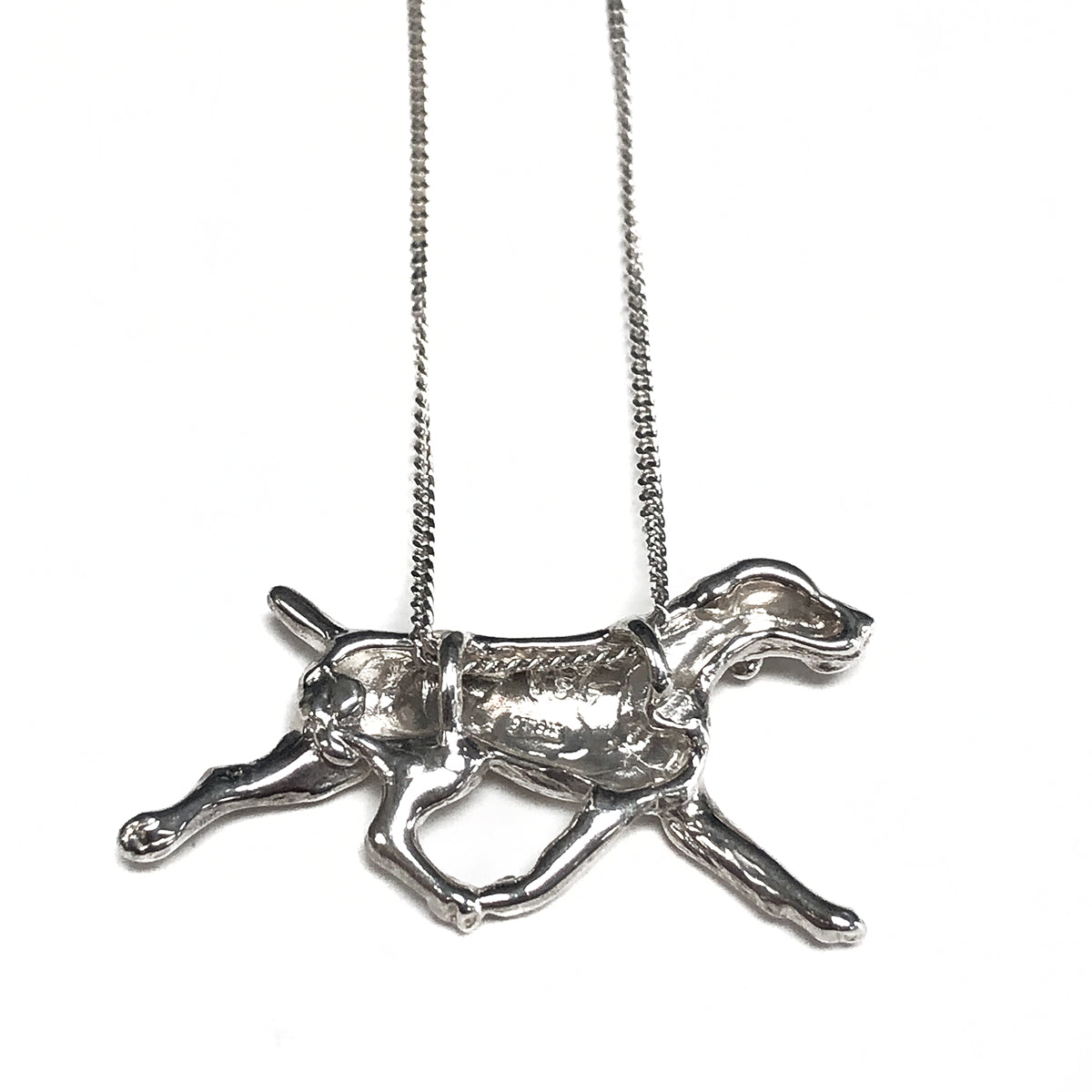 Silver Dog Necklace