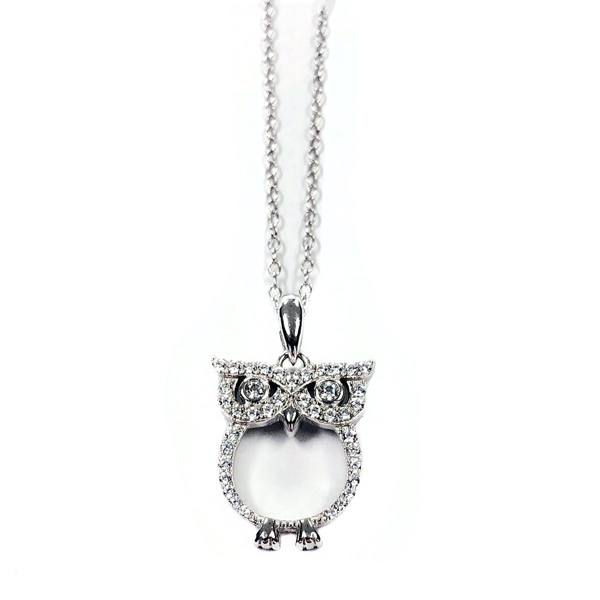 Silver Owl Necklace