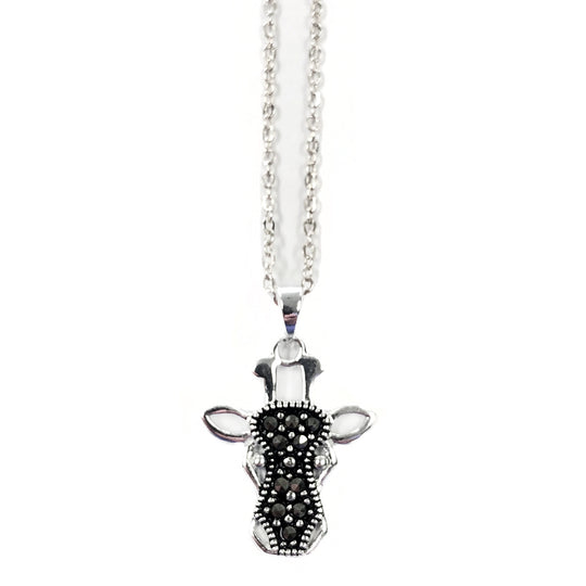 Silver Giraffe Necklace
